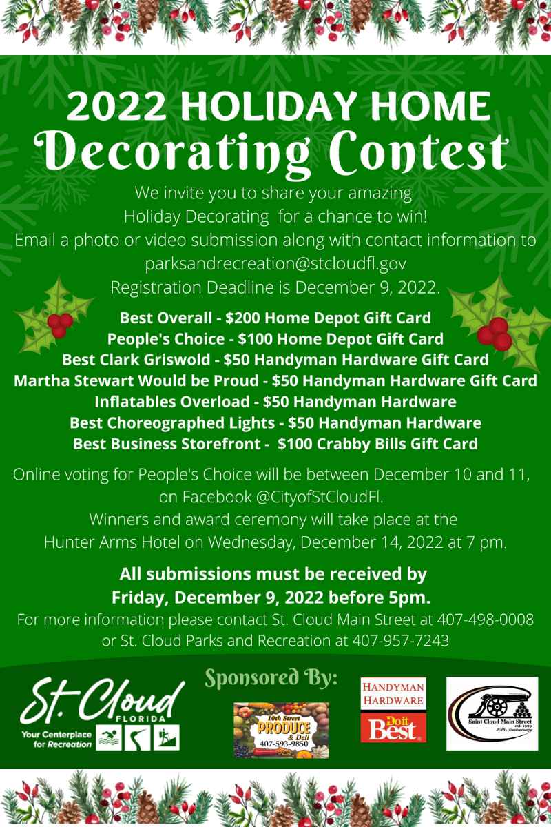 Holiday Home & Business Decorating Contest
