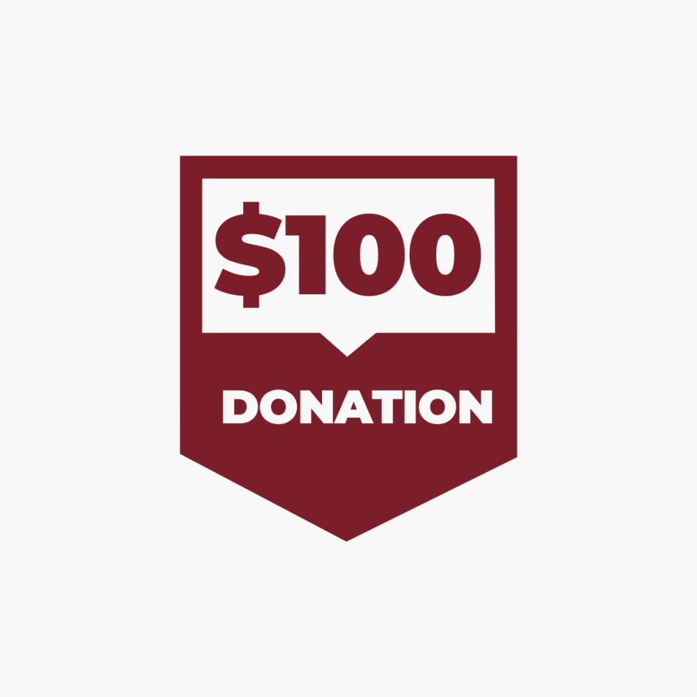 $100 Donation